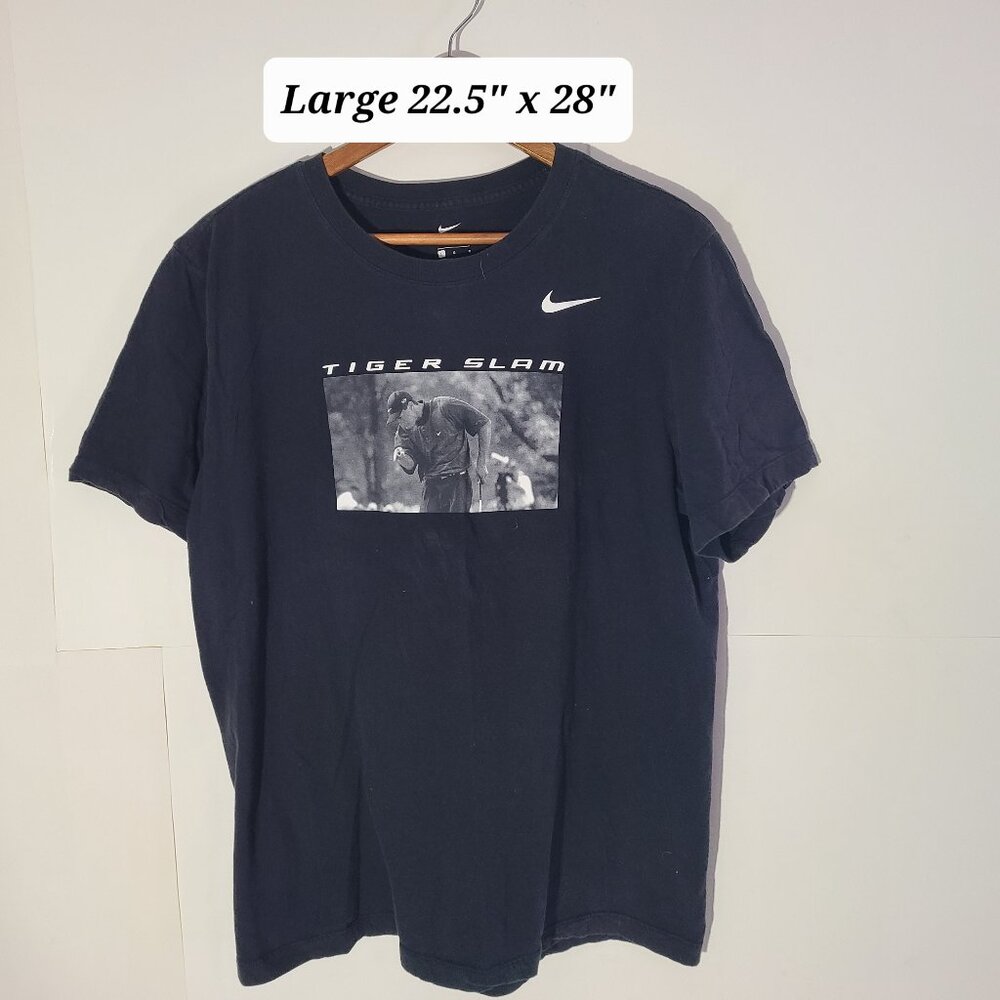 Y2K Nike Golf Tiger Woods Tiger Slam Large Men's T-Shirt